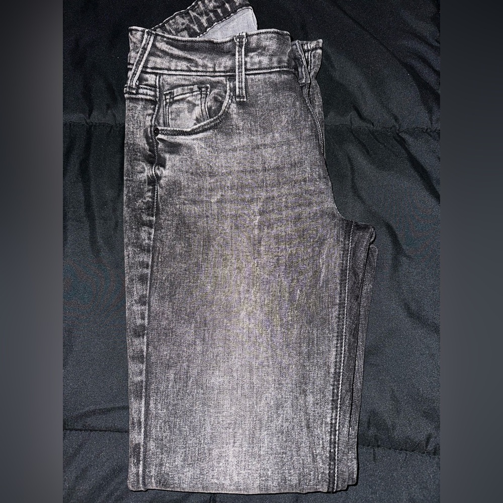 Gray/Black Skinny Jeans